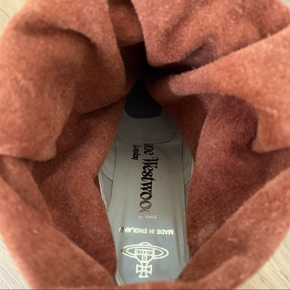 ❌SOLD❌Vivienne Westwood New Bag Boot Brick Red UK5 - Picture 8 of 11